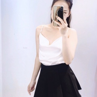 Áo 2 dây cổ đổ