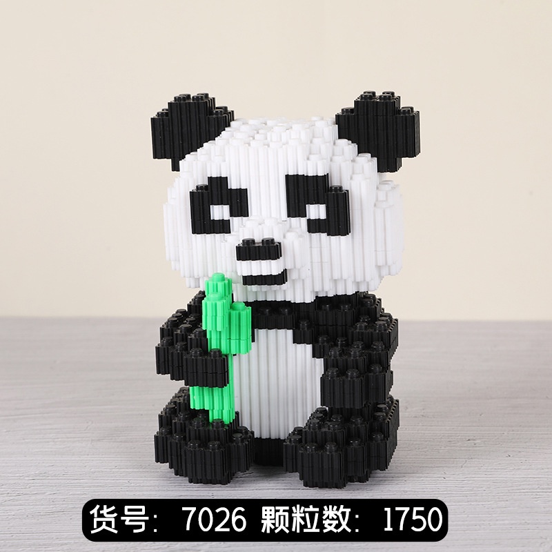 Mới Bộ Đồ Chơi Lắp Ráp Gấu Trúc Cho Bé