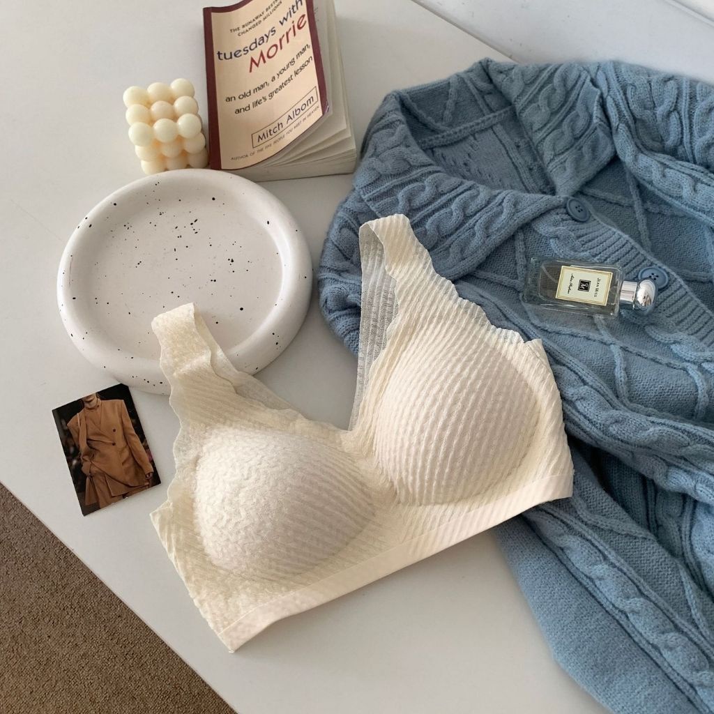 Áo ngực nữ không gọng bản to, áo lót ren mềm mại mặc thoải mái dễ chịu JOCOSI A3289