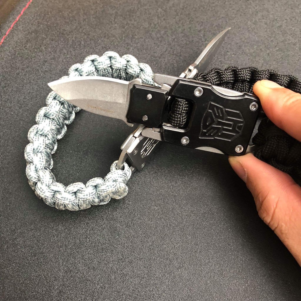 [GIÁ HUỶ DIỆT] Vòng sinh tồn PARACORD - CÓ DAO - chuyên phượt 