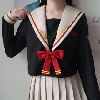 [Order] YAS0702-Đồng phục học sinh Nhật thêu bông lau