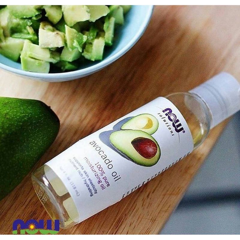 [Date 7/2023] Dầu bơ dưỡng ẩm 100% nguyên chất NOW Solutions Avocado Oil 118ml