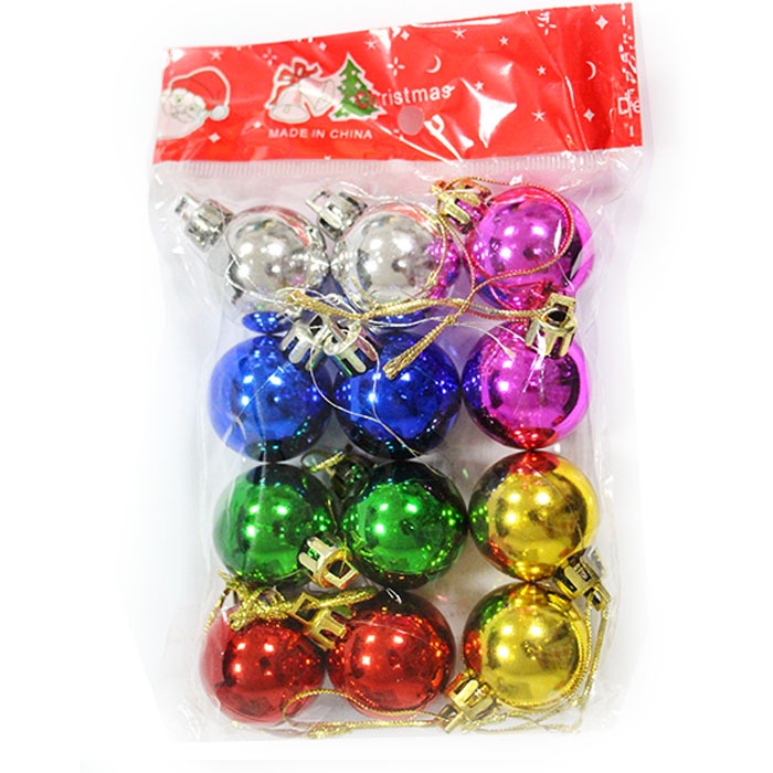 Quả Châu 3cm Trang Trí Cây Thông Noel