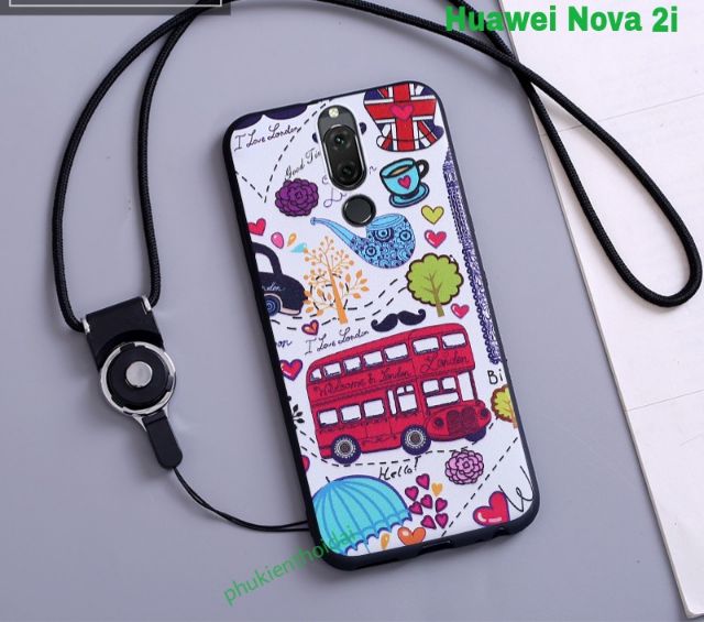 Huawei Nova 2i Ốp dẻo In 3D hình dễ thương cao cấp ( siêu đẹp )