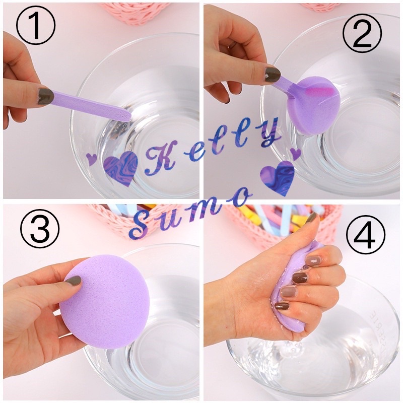 Set 12 Bông nở rửa mặt bọt biển ChiVey