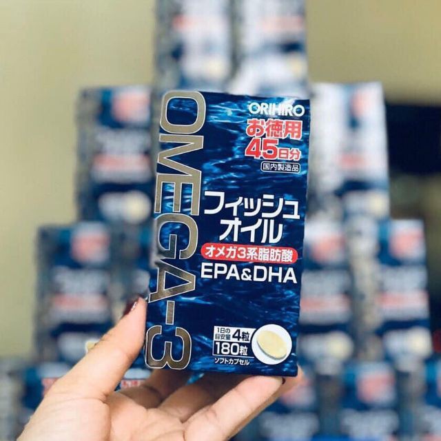Viên Uống Bổ Mắt Omega_3 Nhật Bản 180 Viên - HÀNG CHÍNH HÃNG