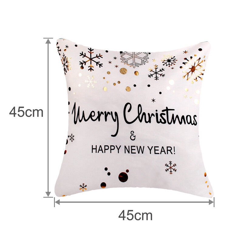 Áo gối kích thước 45*45CM xinh xắn trang trí trong dịp lễ Giáng Sinh