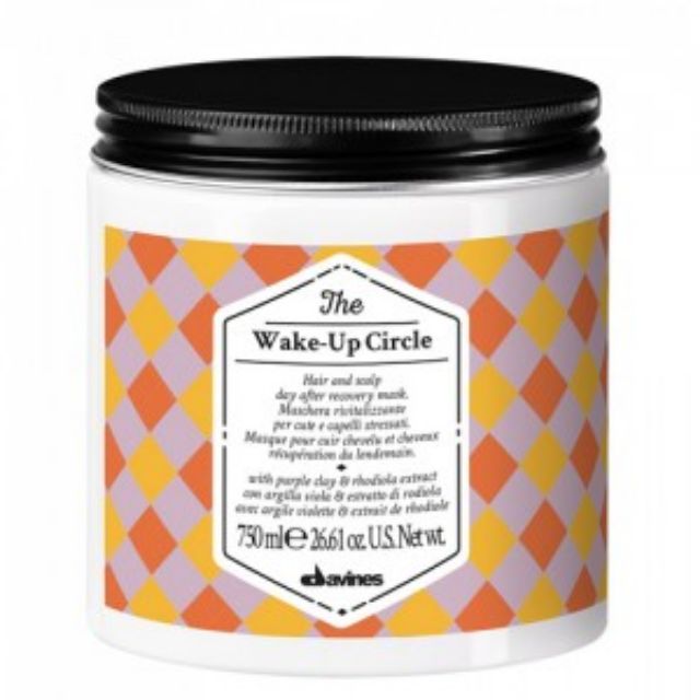 MẶT NẠ TÁI TẠO VÀ NẠP NĂNG LƯỢNG CHO TÓC WAKE UP CIRCLE DAVINES 750ML