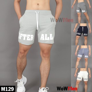Quần Short Thun Nam Tập Gym Thể Thao Mặc Nhà Quần Đùi Gym Nam Ngắn Trên Gối - M129
