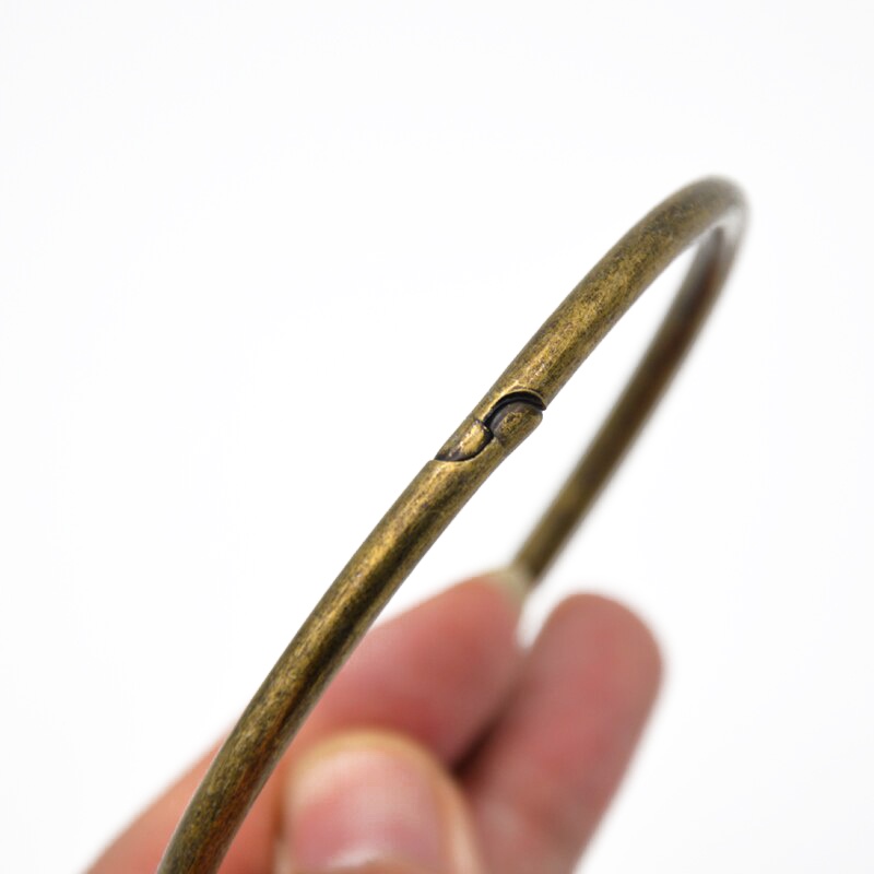 Gáy còng kim loại màu đồng gắn Scrapbook