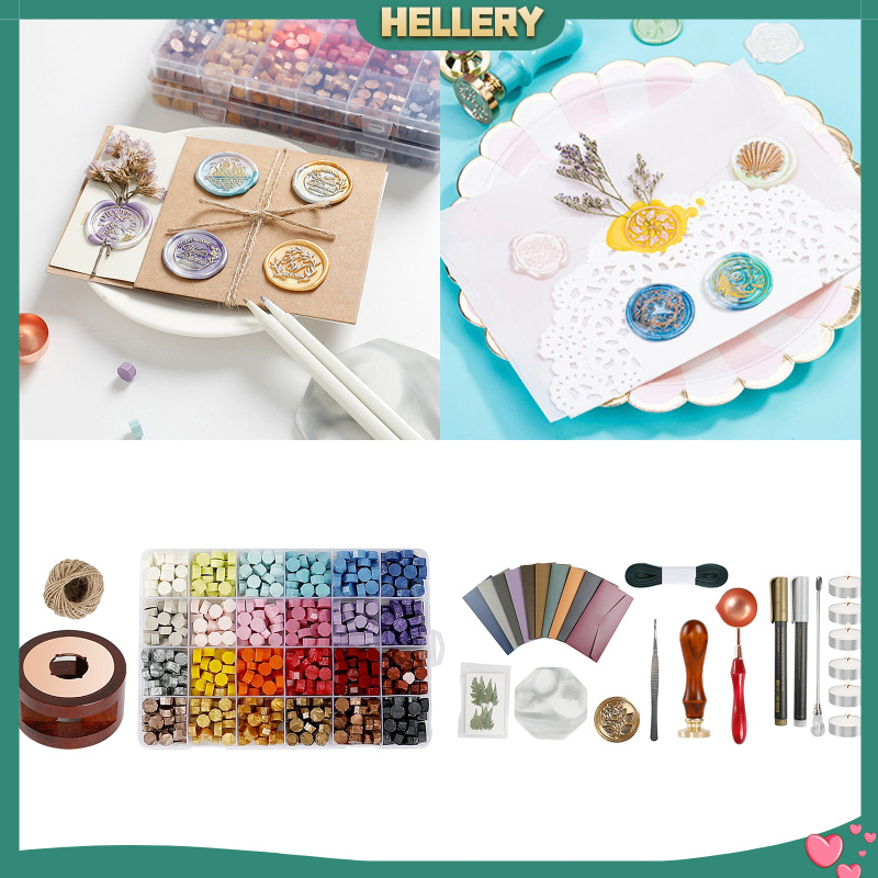 Bộ Dụng Cụ Đóng Dấu Sáp Niêm Phong Bao Thư Có Tay Cầm