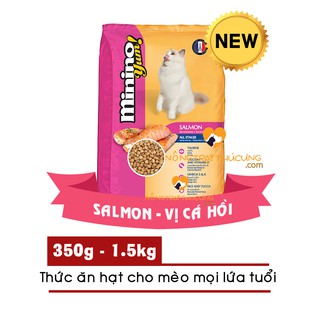 Thức ăn hạt cho mèo mọi lứa tuổi Minino Yum - Vị Cá Hồi