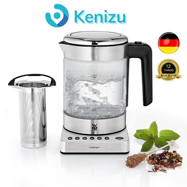 Ấm siêu tốc WMF Vario 2in1 Glass Kettle dung tích 1L