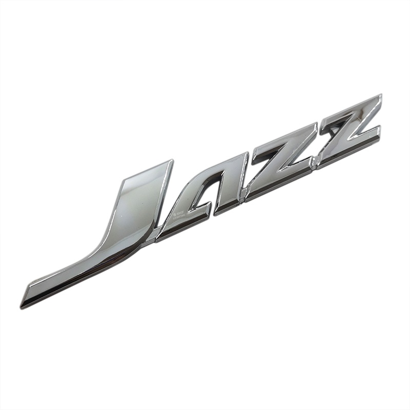 1 Miếng Dán Logo Jazz Màu Đen Bằng ABS Dùng Trang Trí Cốp Sau Xe Hơi Honda Jazz