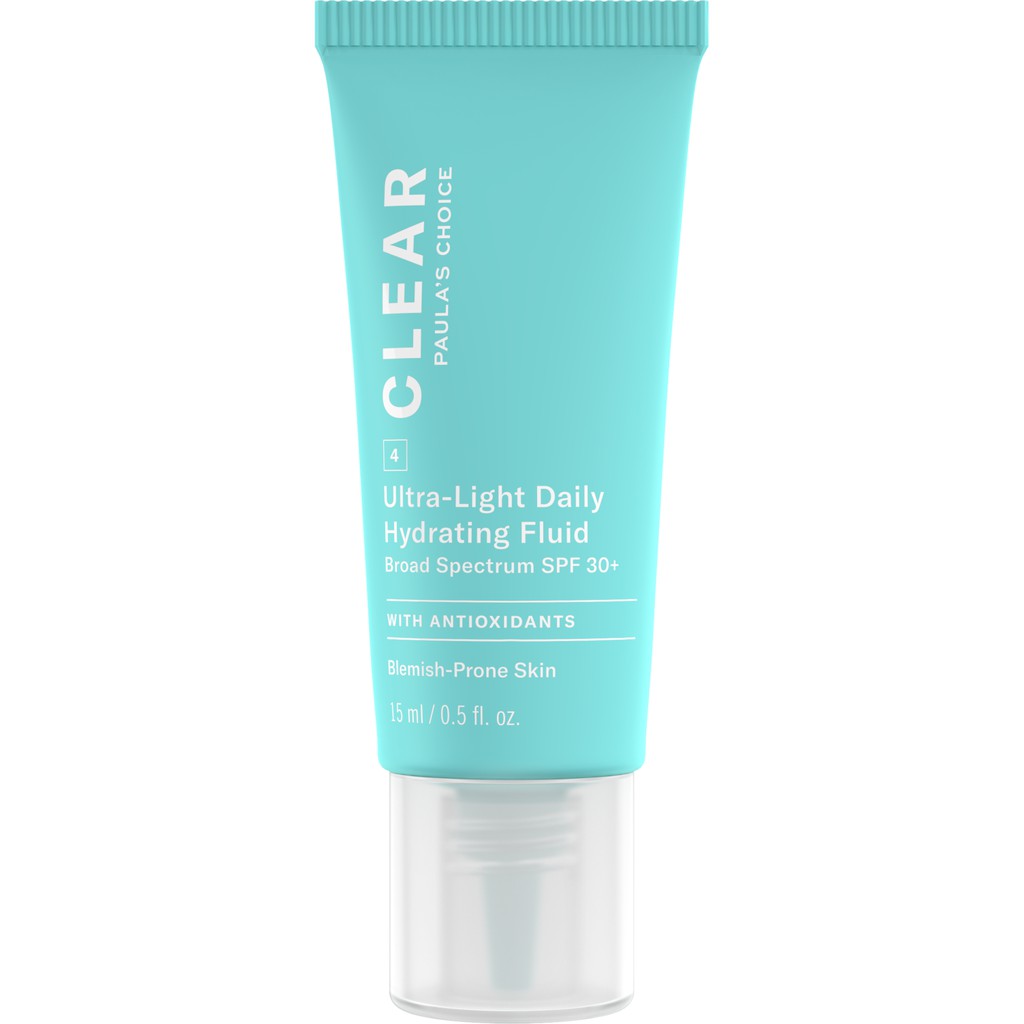 Kem chống nắng dạng sữa siêu nhẹ dành cho da mụn Paula’s Choice Clear Ultra-Light Daily Fluid SPF 30 15 ml 6137