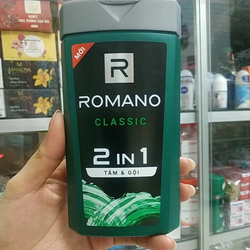 TẮM GỘI 2 TRONG 1 ROMANO CLASSIC 180GR