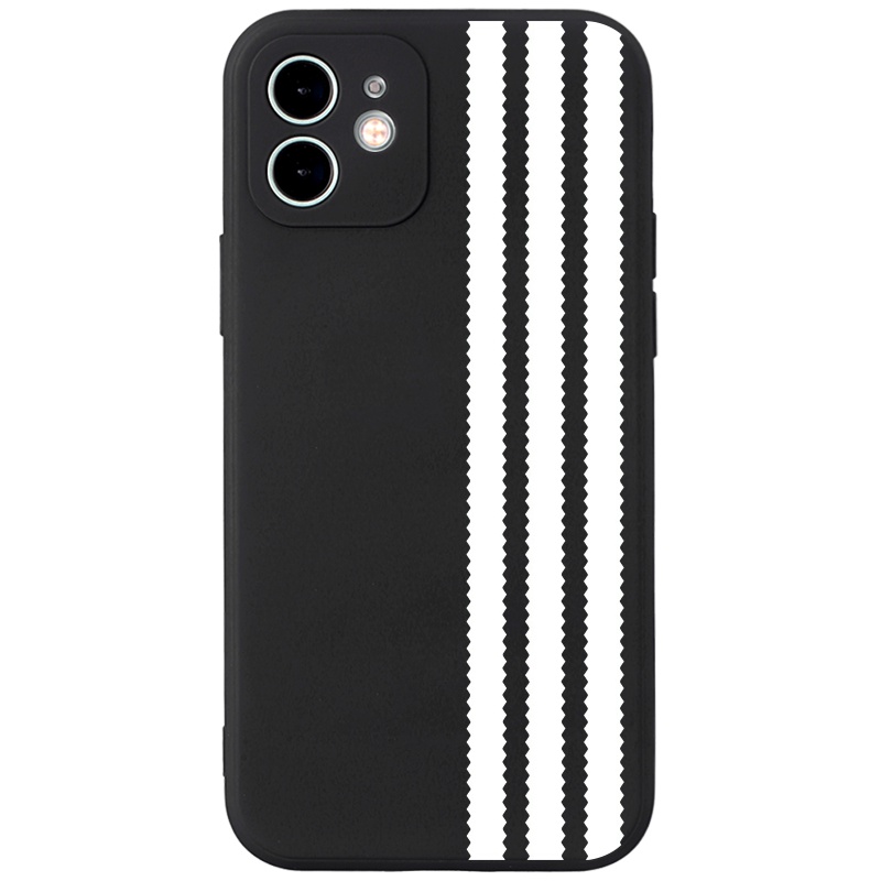 Ốp lưng JURSUE mềm chống bẩn hình độc lạ đen Cho iPhone 14 13 12 11 Pro Max SE 2020 X XR XS 8 7 ip 6S 6 Plus Y2221