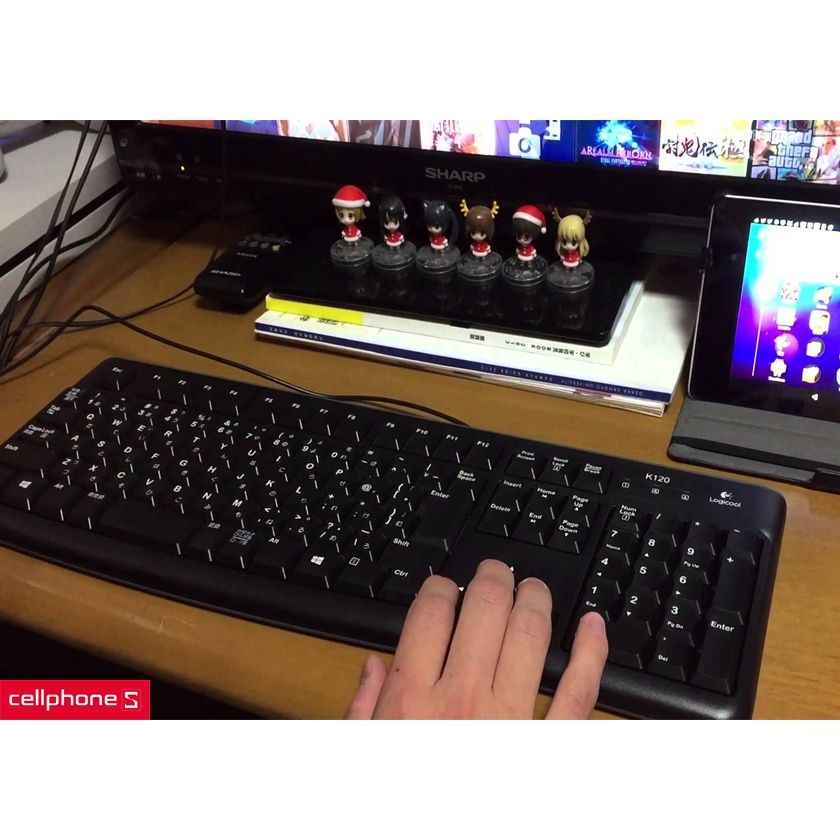 BÀN PHÍM MÁY TÍNH LOGITECH CÓ DÂY K120 USB CẤM VÀO LÀ DÙNG