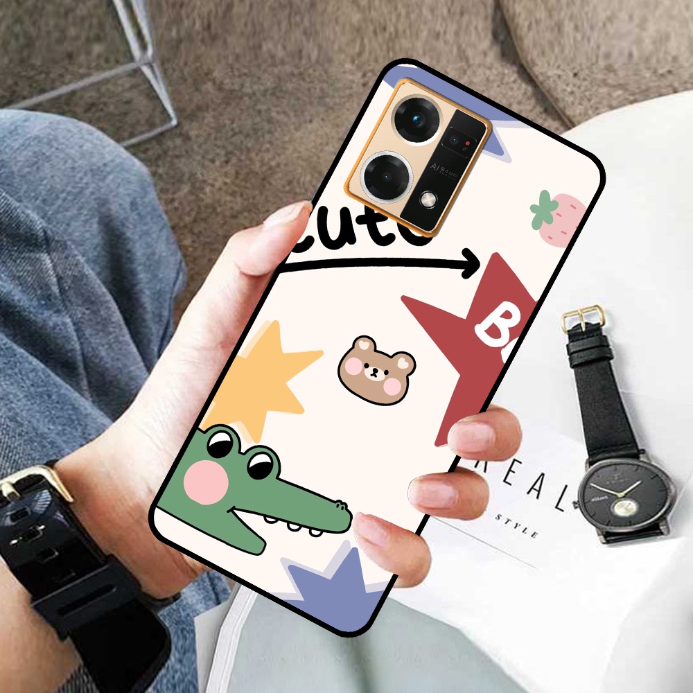 Ốp Oppo Reno 7 4G / Reno 7 5G (Reno7 5G) / Reno 7Z 5G (Reno7 Z 5G)  in hình cá mập,khủng long dễ thương,cute (T01 - T06)