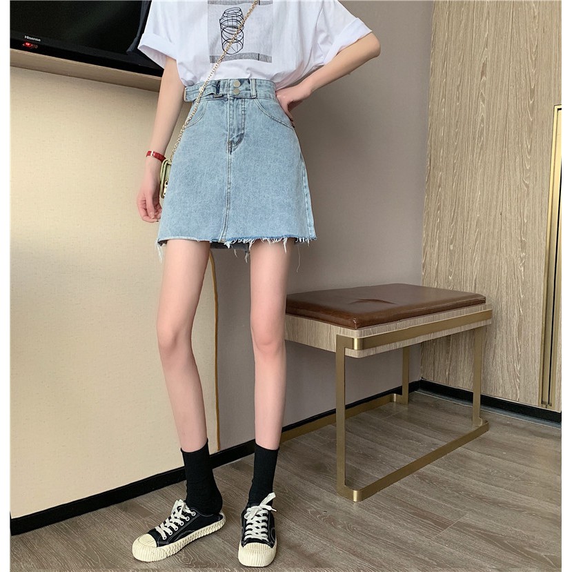 Chân Váy XIAOZHAINV Dáng Chữ A Eo Cao Phong Cách Hàn Quốc Trẻ Trung | BigBuy360 - bigbuy360.vn