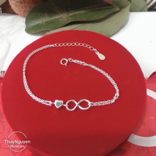 Lắc chân lắc tay tình yêu vô cực bạc chuẩn( tim- số tám)