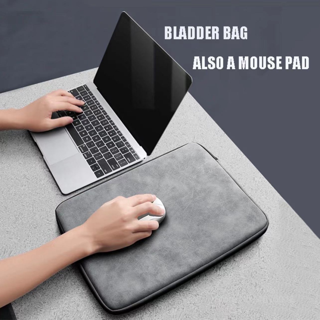 Túi da PU bảo vệ laptop cỡ 13.3 14.1 15.6  Inch nhiều màu tùy chọn
