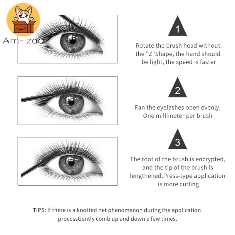 Mascara Màu Đen Lâu Trôi Chống Thấm Nước Chuốt Dài Và Cong Mi