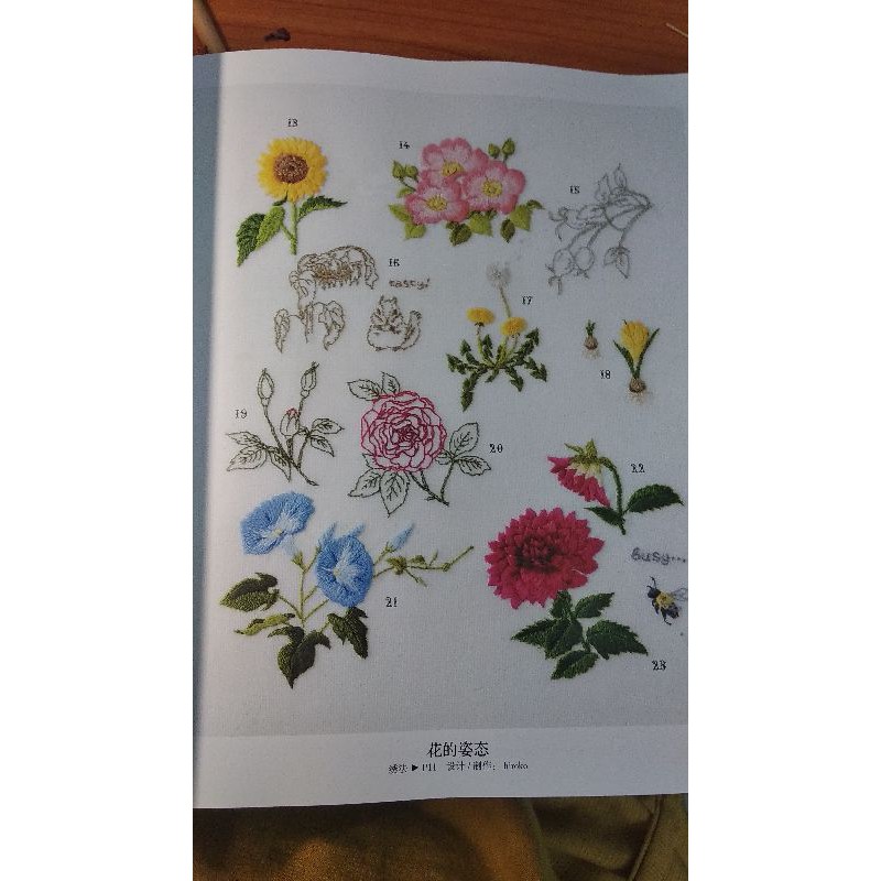 set hướng dẫn thêu 580 mẫu hoa