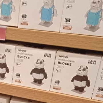 Mô Hình Lắp Ráp Mini Hình Gấu Trúc Dễ Thương