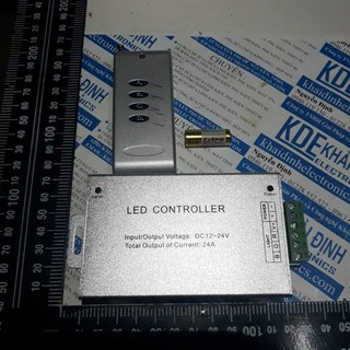 Mua LED CONTROLLER RGB 12V 144W  remote RF 4 nút kde2666