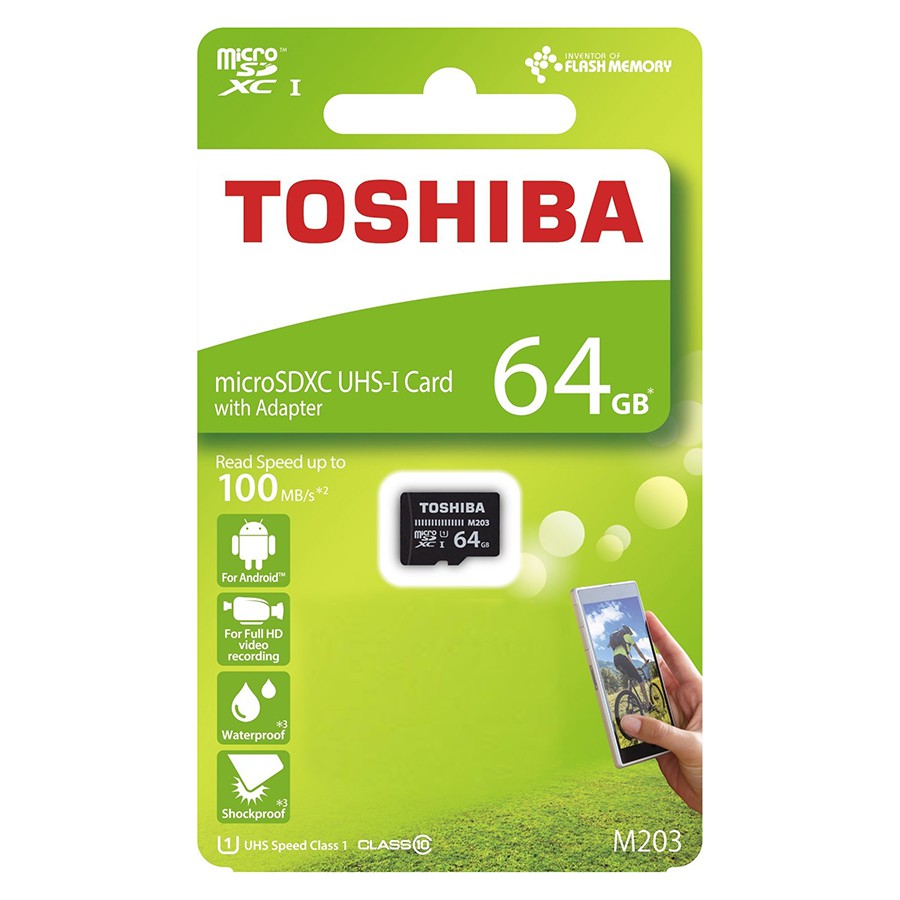 Thẻ nhớ Toshiba Micro SD 64Gb Cho Camera Hành Trình Cam IP Điện thoại Thẻ Nhớ 64Gb Chính Hãng Rẻ