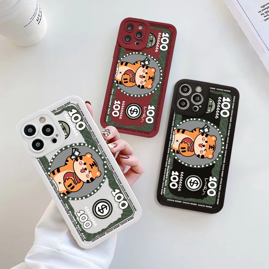 Ốp lưng iphone cạnh vuông lỗ camera hổ money 6/6s/7/8/8plus/x/xr/xs/11/12/13/pro/max/plus/promax-SALE HOT U3-1