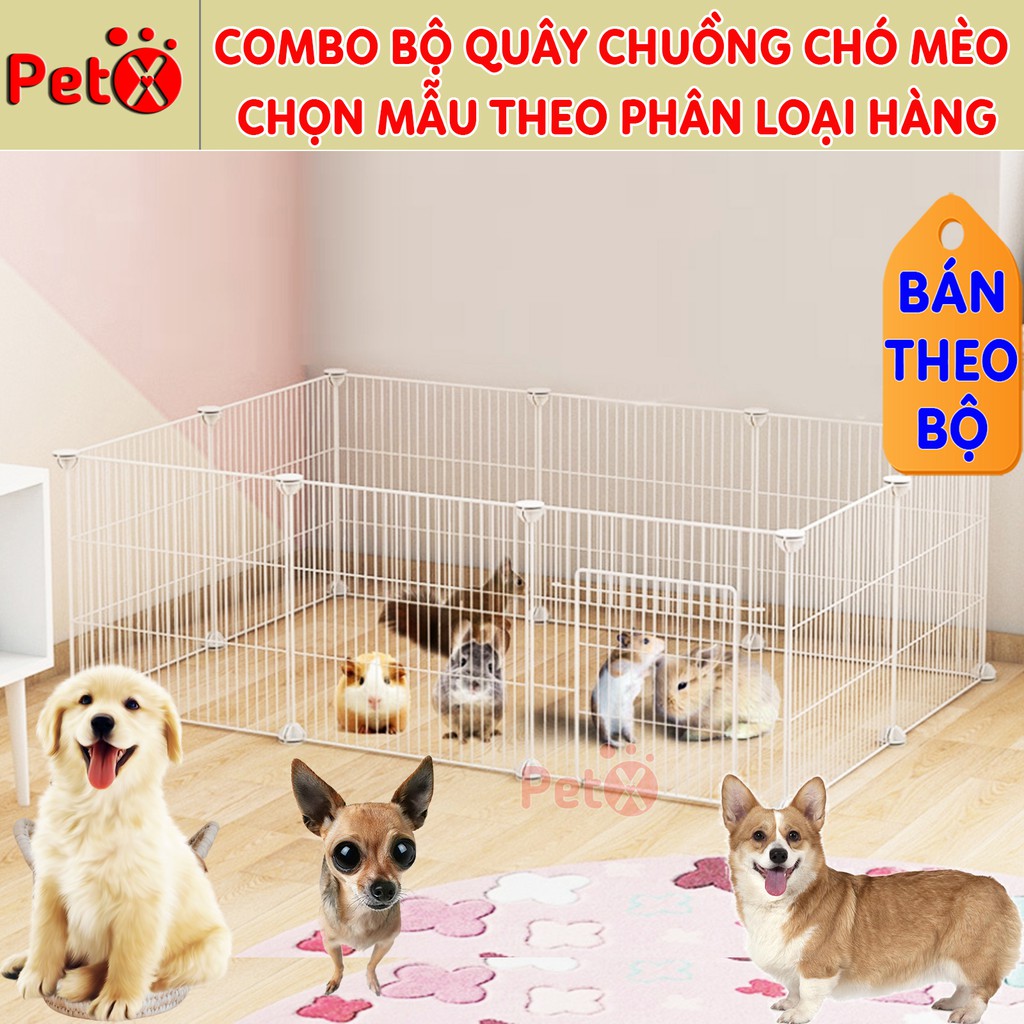 Quây chuồng chó mèo lắp ghép nuôi thú cưng sơn tĩnh điện giá rẻ-14