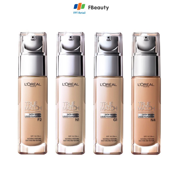 Kem Nền Dưỡng Ẩm L'Oreal True Match Liquid Foundation 30ml