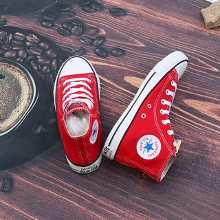 Giày Cvs AllStar Classic Cổ Cao Nam Đỏ Tươi