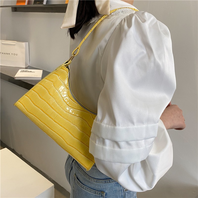 Túi kẹp nách túi xách nữ đeo vai đeo chéo da vân cá sấu sang trọng phong cách hàn quốc -TX009 | BigBuy360 - bigbuy360.vn