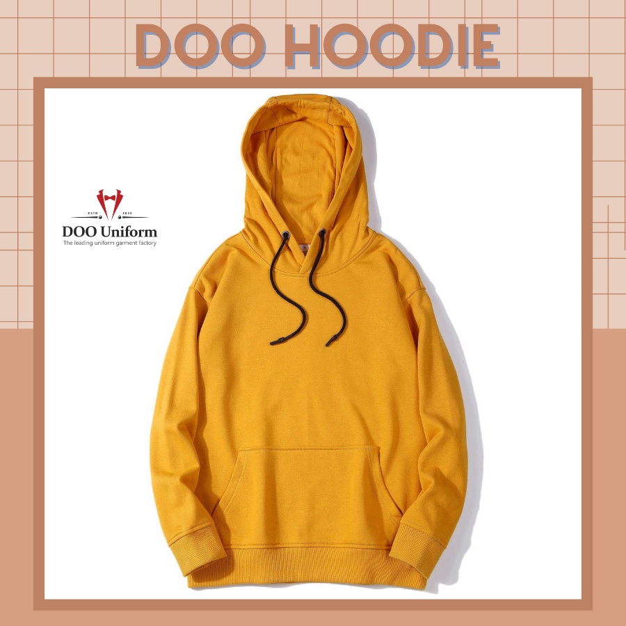 [DOO HOODIE] Áo Hoodie Nam Trơn