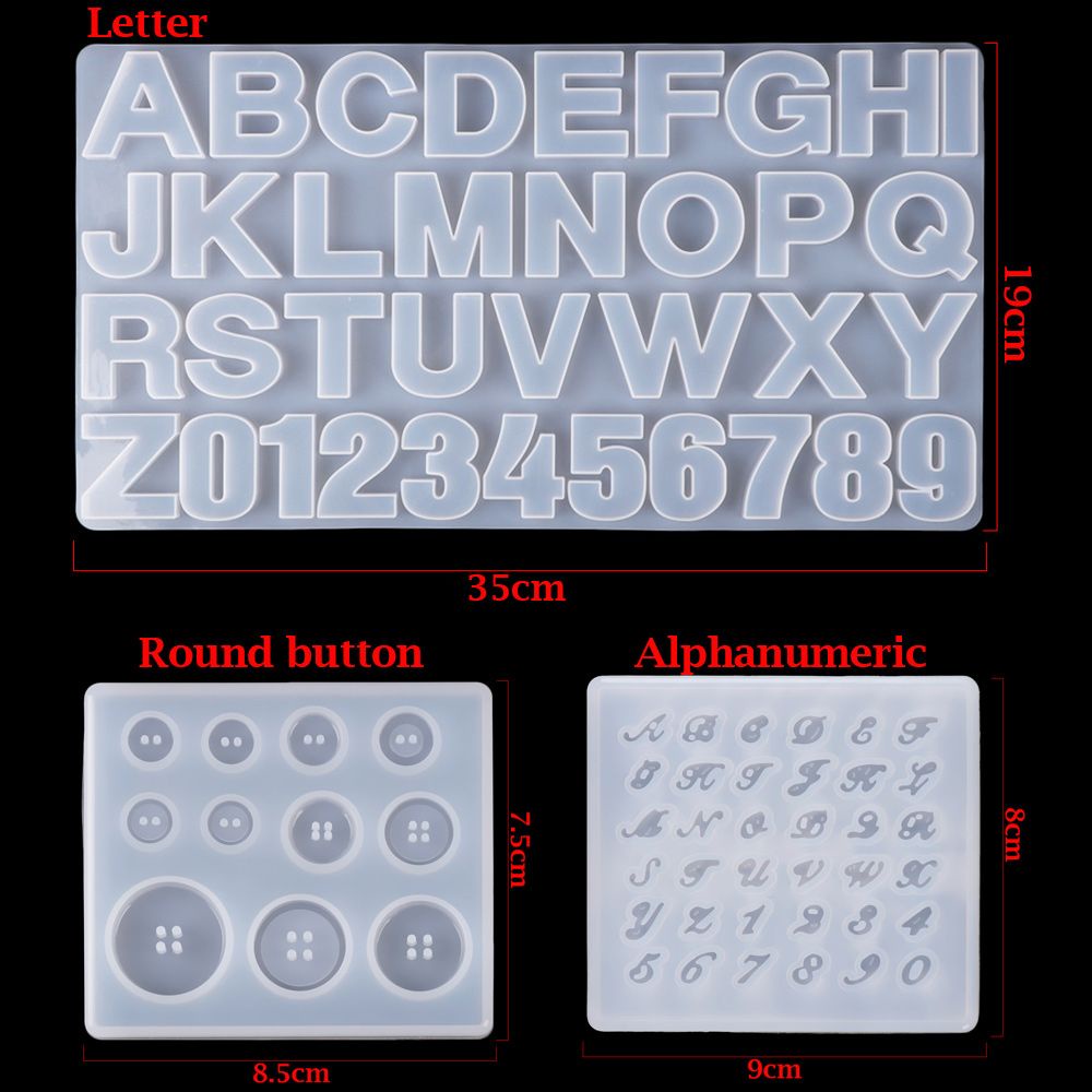 Khuôn Silicon Trong Suốt Dùng Làm Móc Khóa/Trang Sức Thủ Công|Tự Làm