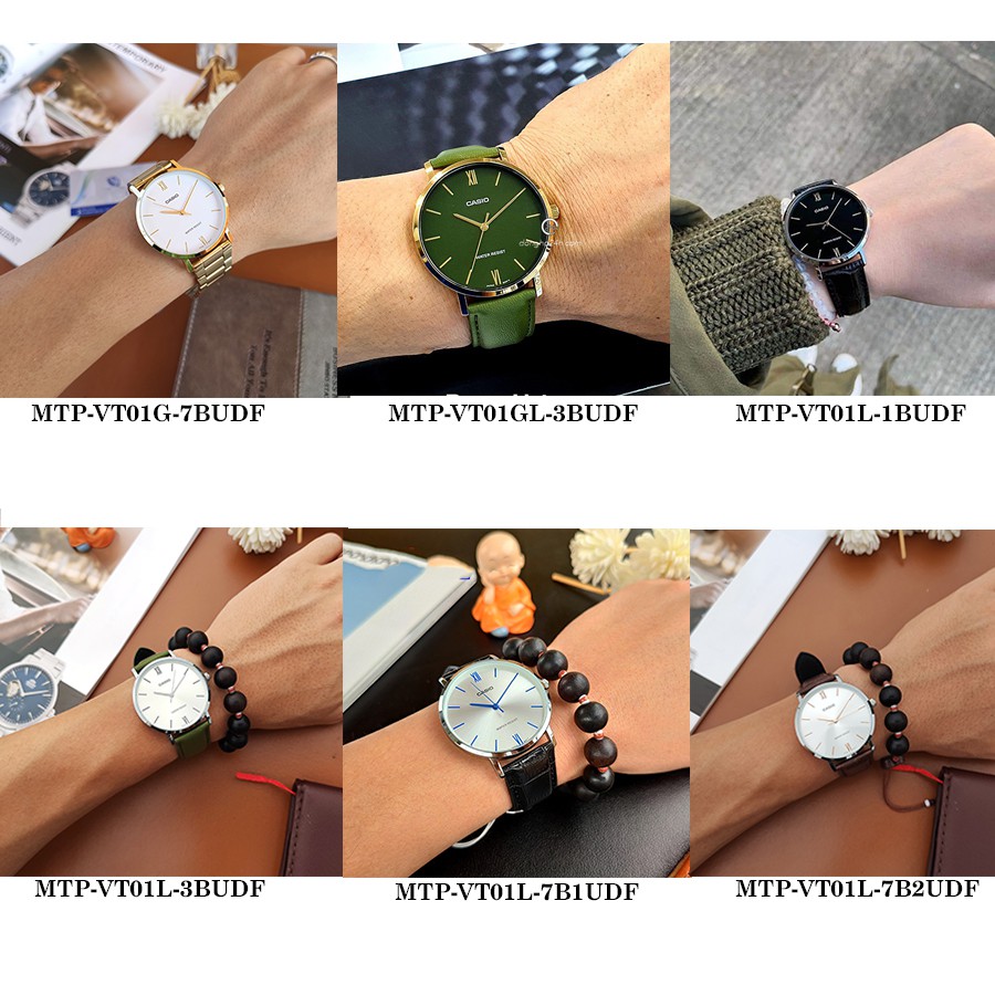 Đồng hồ nam Casio Standard Anh Khuê MTP-VT01 chính hãng - Bảo hành 1 năm - Series VT | BigBuy360 - bigbuy360.vn