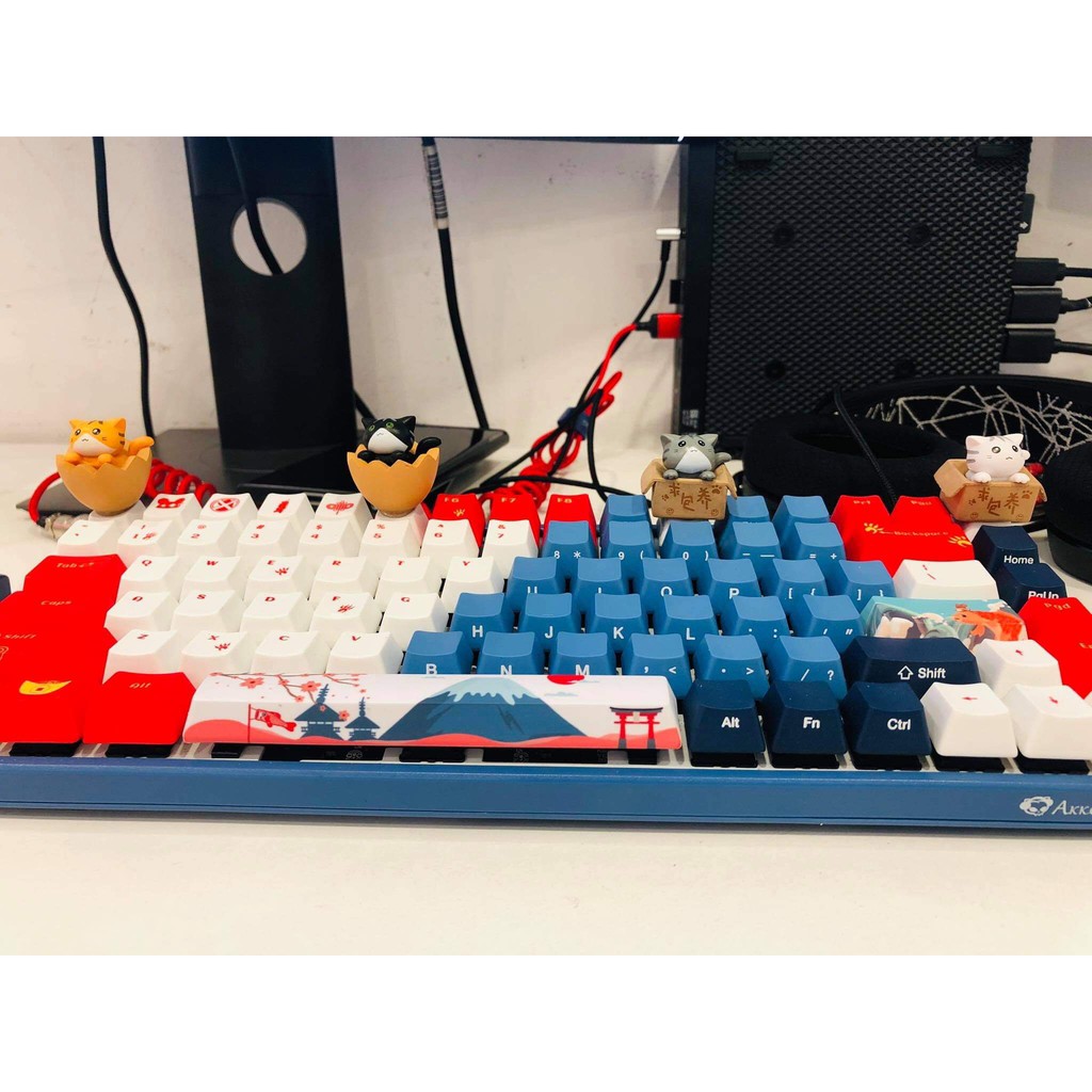 Keycap Mèo Con Trong Hộp Cute [Combo 4màu 139k] [NEW 2020] | BigBuy360 - bigbuy360.vn