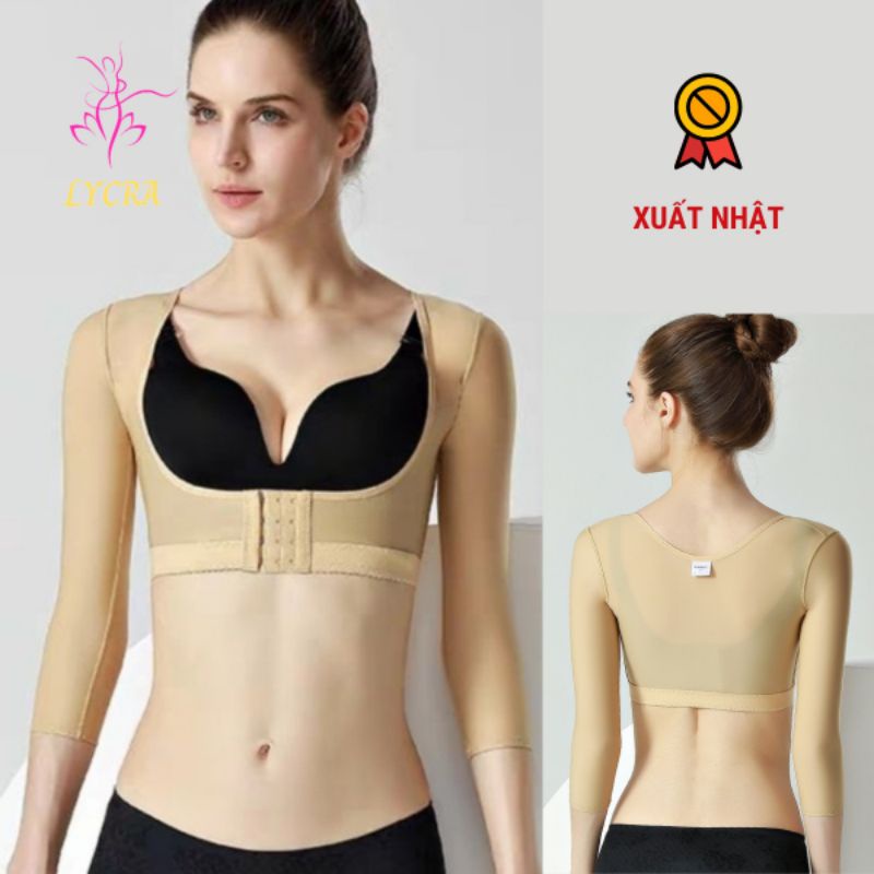 Áo gen định hình thu gọn mỡ bắp tay, nách lưng, nâng ngực chảy xệ sau phẫu thuật xuất Nhật