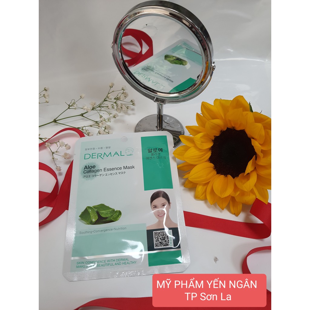 Mặt Nạ Dưỡng Da- Dermal Royal Jelly Collagen Essence Mask 23g - Hàn Quốc