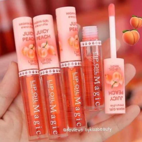 [New] Son Dưỡng Môi Có Màu Tráo Đào Lip Oil Magic Hasaya Girl Môi Căng Mọng ✅FLASH SALE✅ | BigBuy360 - bigbuy360.vn