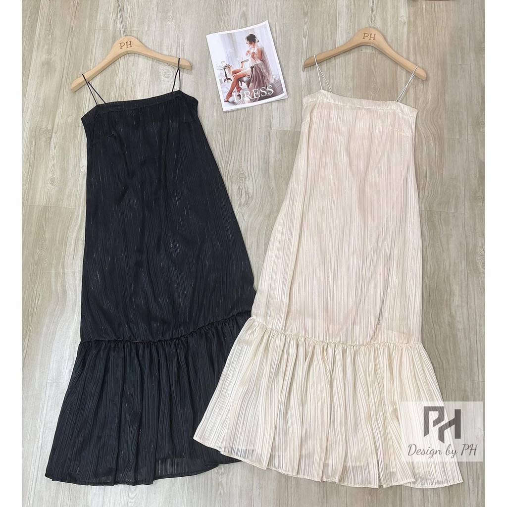 ĐẦM MAXI SUÔNG 2 DÂY FORM DÀI  HÀNG NHẬP  Ꮯɦấȶ Ꮮɨệʊ: thun dập ly+ lót. Có 2 màu. Phom dễ mặc nha mấy chế | BigBuy360 - bigbuy360.vn