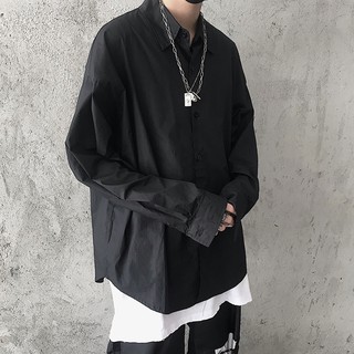 (ORDER) Áo sơ mi Nam dài tay đơn giản Style Ulzzang Nhật Bản