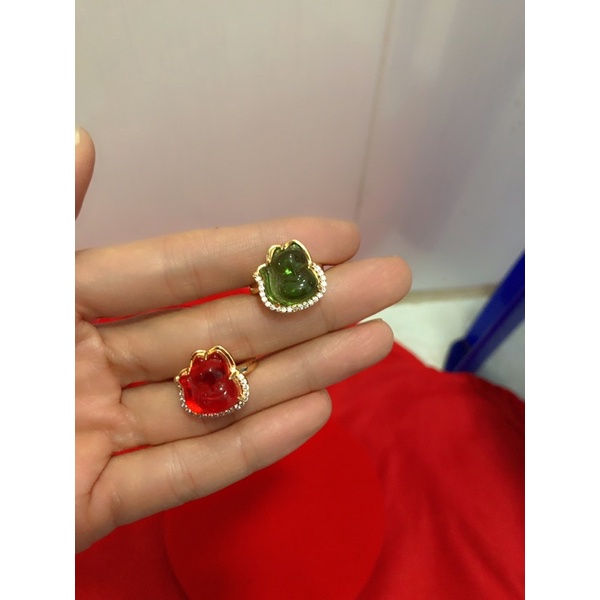 nhẫn mạ vàng