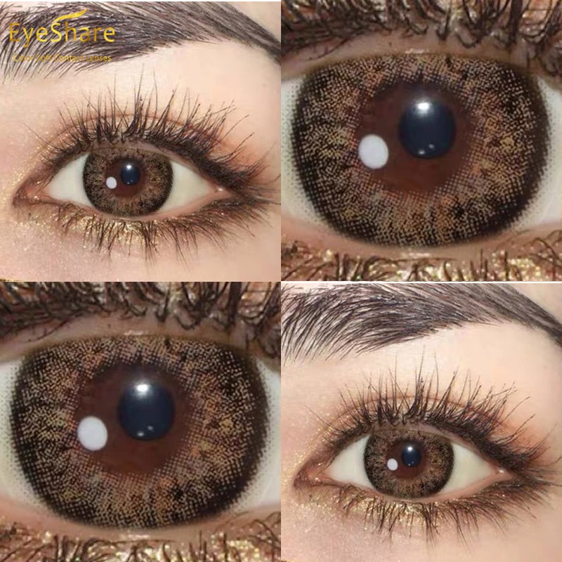 Bộ 2 kính áp tròng EYESHARE có màu thời trang cao cấp tiện dụng