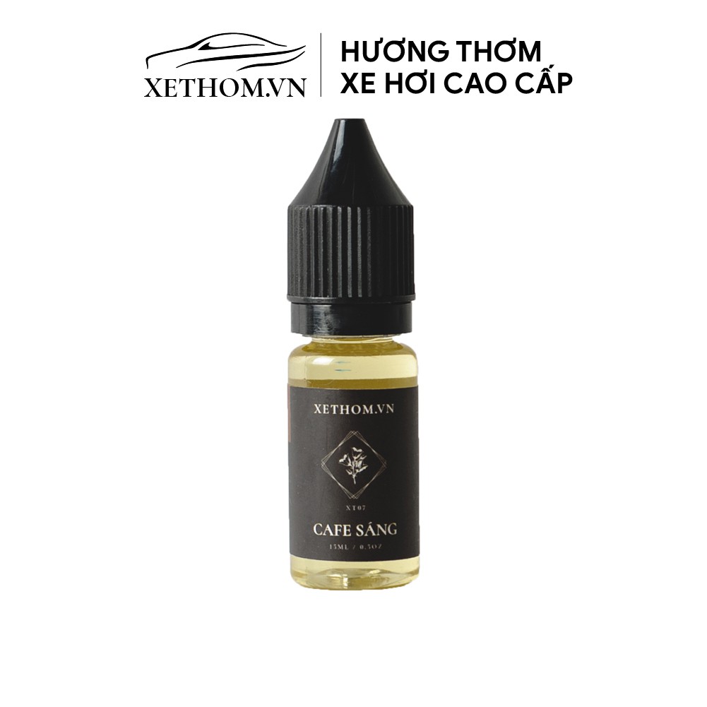 Tinh dầu nước hoa xe hơi cao cấp chai refill 15ml - 12 hương thơm thiên nhiên sang trọng và tinh tế [XETHOM]