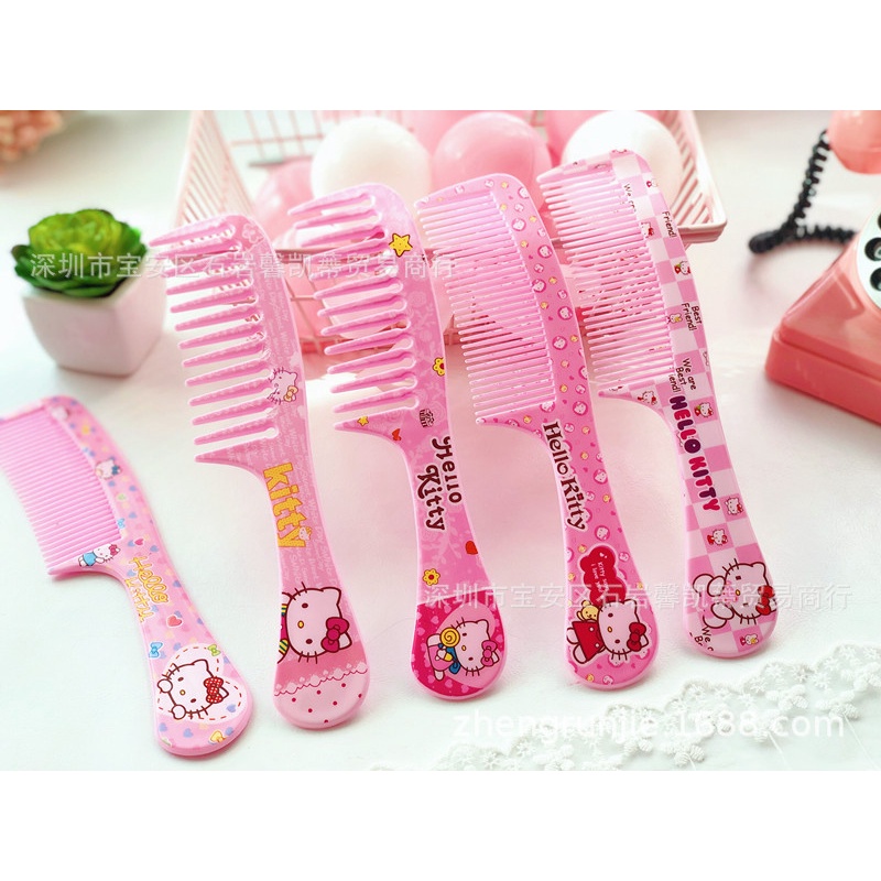 Lược nhựa Hello kitty dễ thương