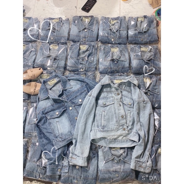 Áo khoác jean nữ, hàng vnxk
